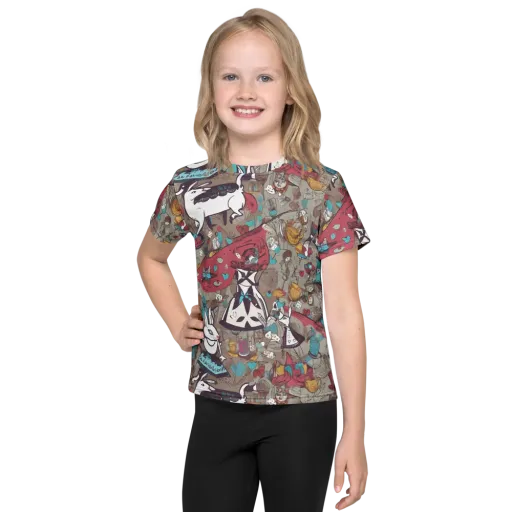 Velvet Rabbit Riddle on a Kids Crew Neck T-Shirt