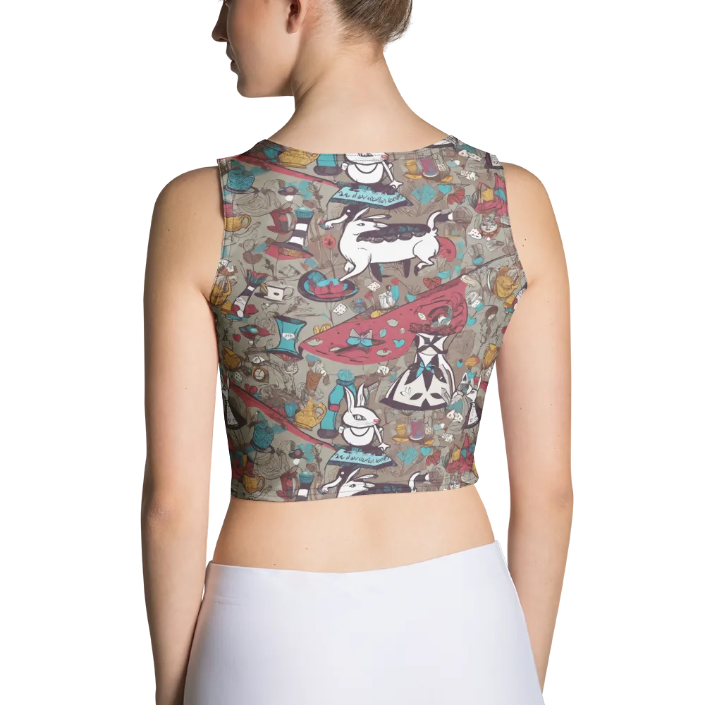 Velvet Rabbit Riddle on Crop Top — Back