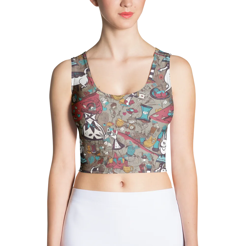 Velvet Rabbit Riddle on Crop Top — Front