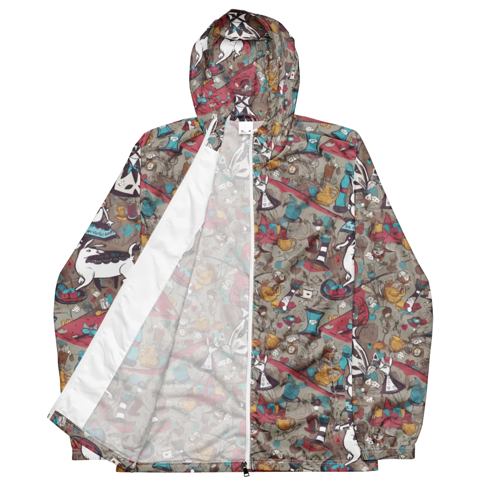 Velvet Rabbit Riddle on Men's Windbreaker — Front