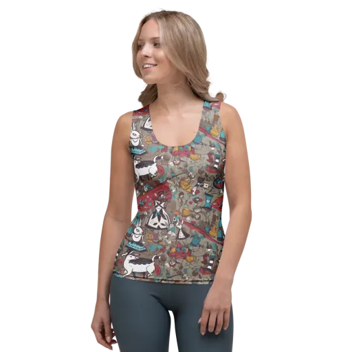 Velvet Rabbit Riddle on a Women's Tank Top
