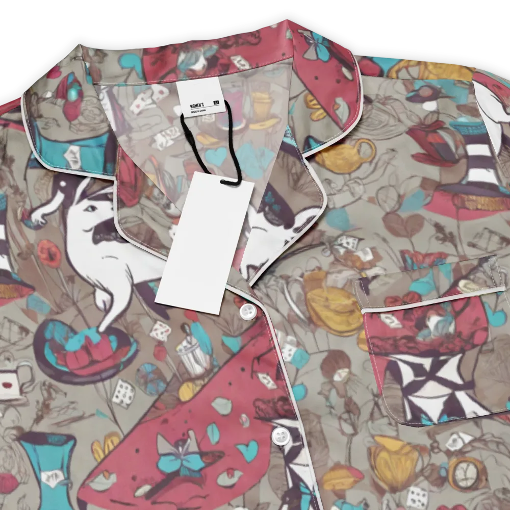 Velvet Rabbit Riddle on Women's Short Sleeve Pajama Top — Product details