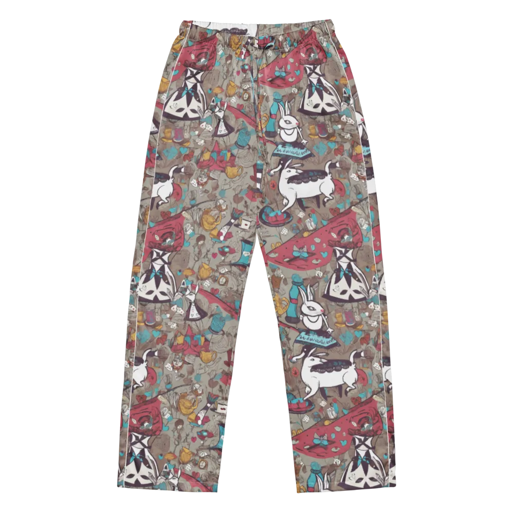 Velvet Rabbit Riddle on Women's Pajama Pants — Front