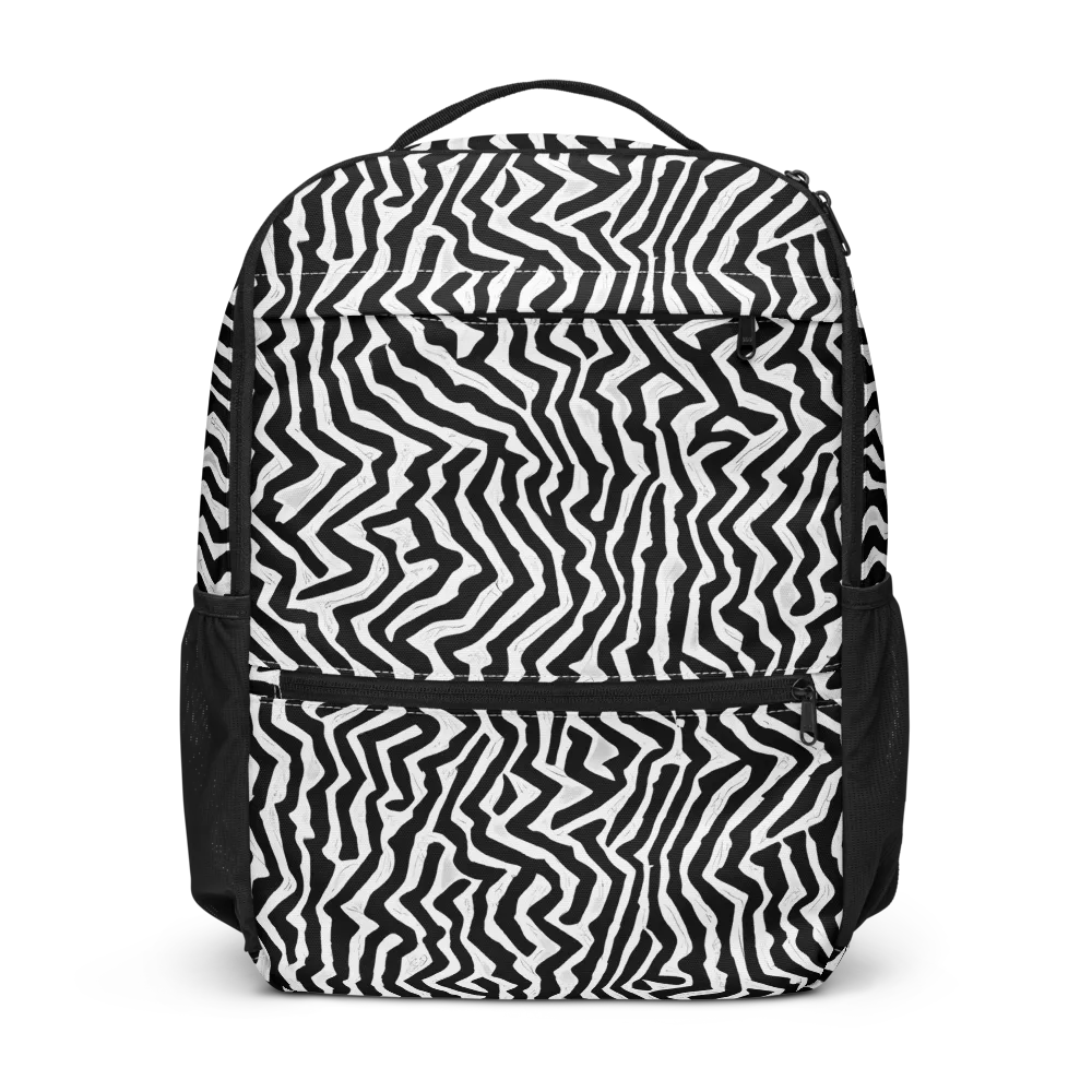 Static Swirl on Utility Backpack — Front