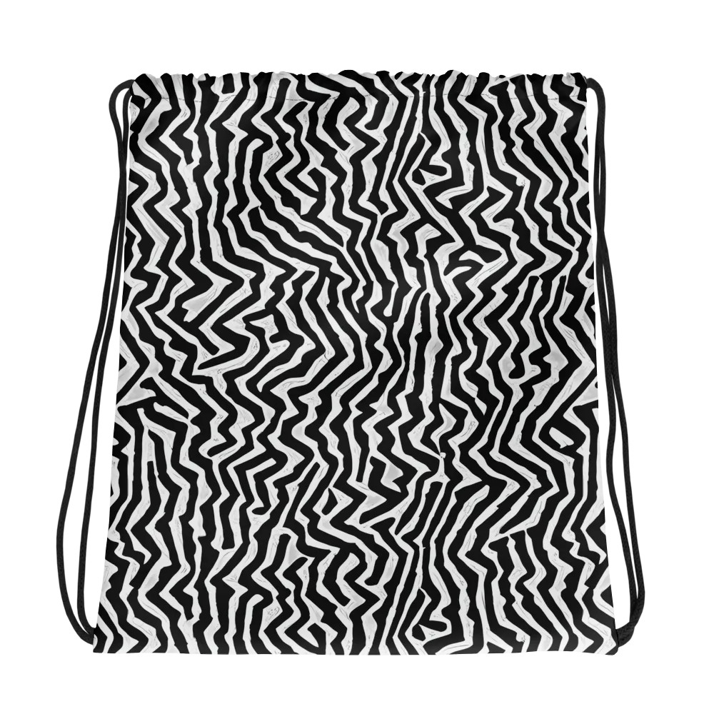 Static Swirl on Drawstring Bag — Photo