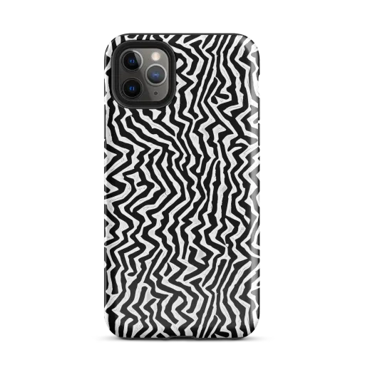 Static Swirl on a Tough Case for iPhone®