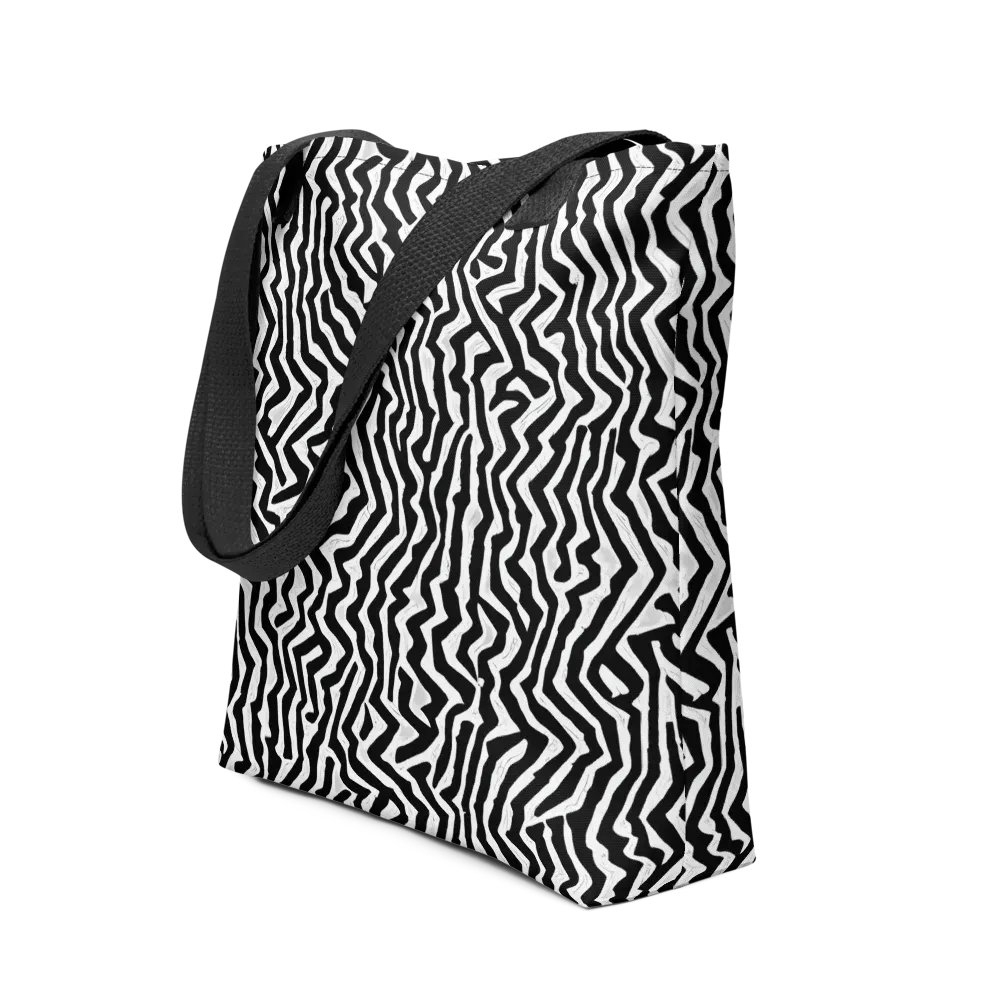 Static Swirl on Tote Bag — Front