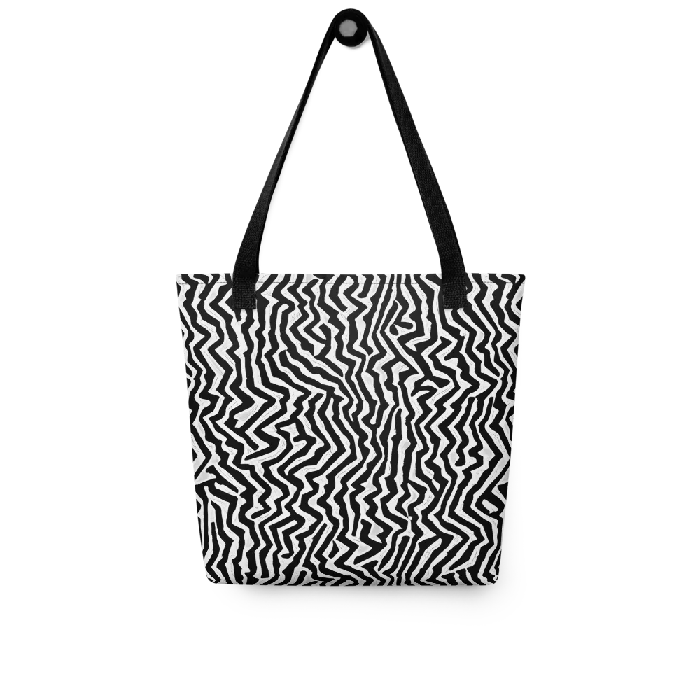Static Swirl on Tote Bag — Front