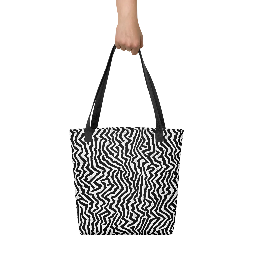 Static Swirl on Tote Bag — Front