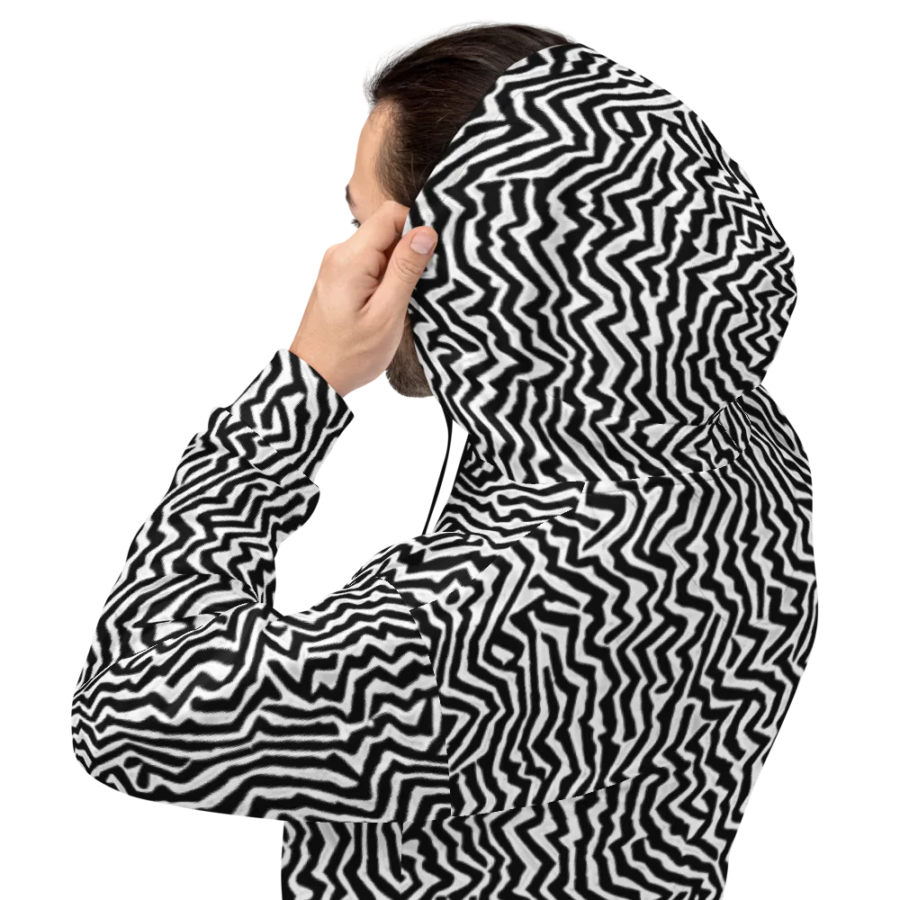 Static Swirl on Hoodie — Back