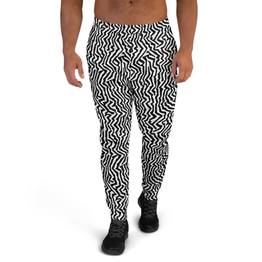 Static Swirl on a Men's Joggers