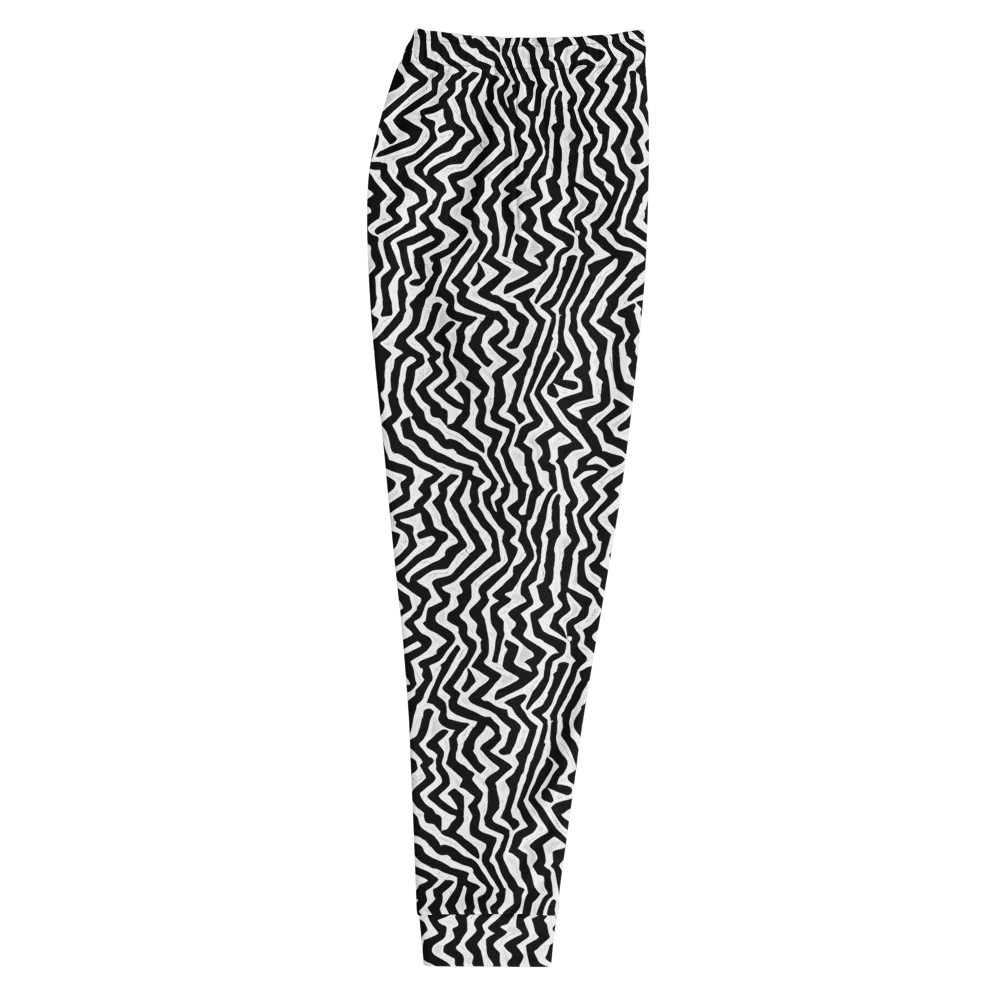 Static Swirl on Men's Joggers — Right