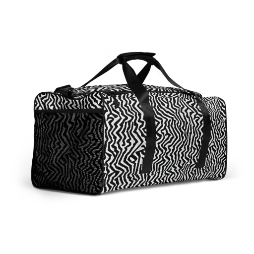 Static Swirl on a Duffle Bag