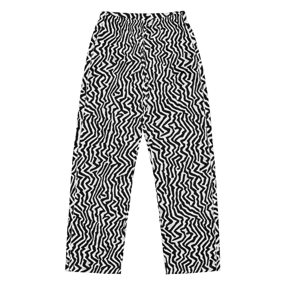 Static Swirl on Women's Pajama Pants — Front