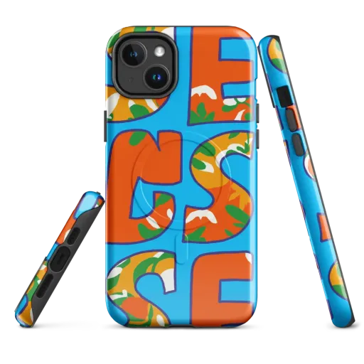 Electric Alphabet on a MagSafe Tough Case for iPhone®