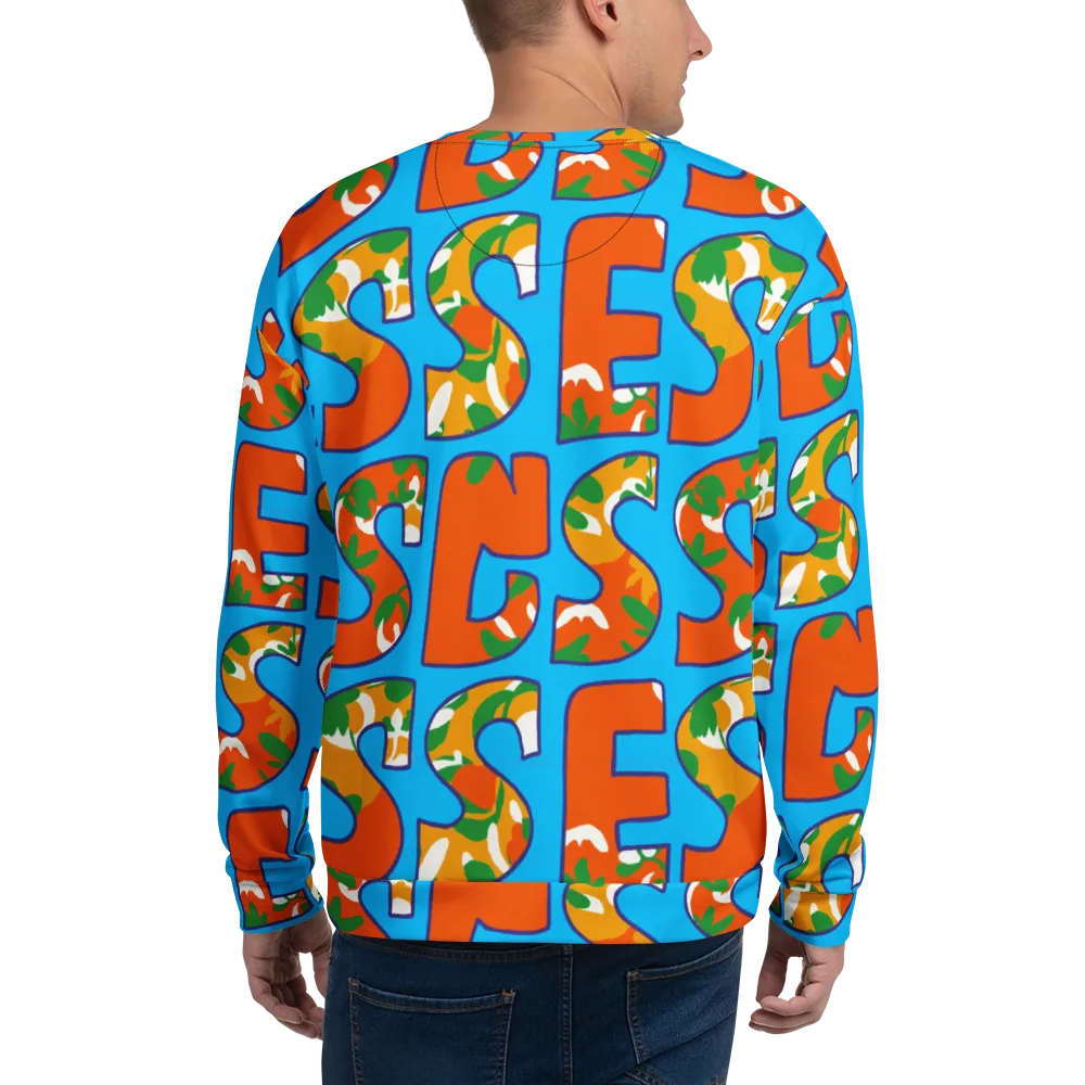 Electric Alphabet on Sweatshirt — Back