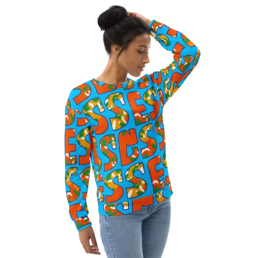 Electric Alphabet on a Sweatshirt