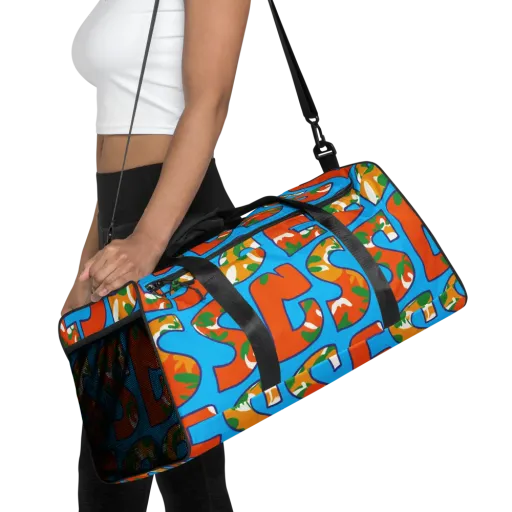 Electric Alphabet on a Duffle Bag