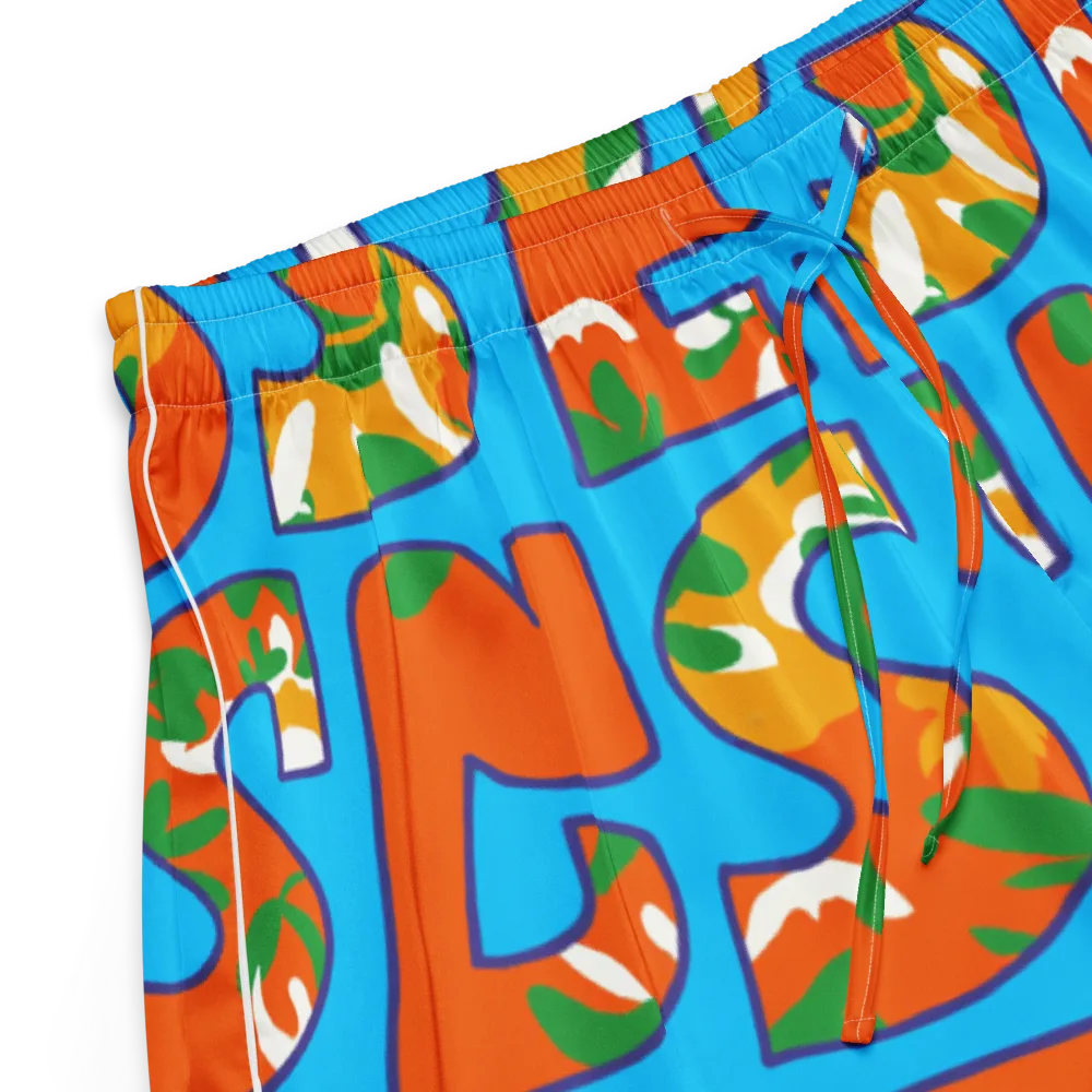 Electric Alphabet on Women's Pajama Shorts — Product details