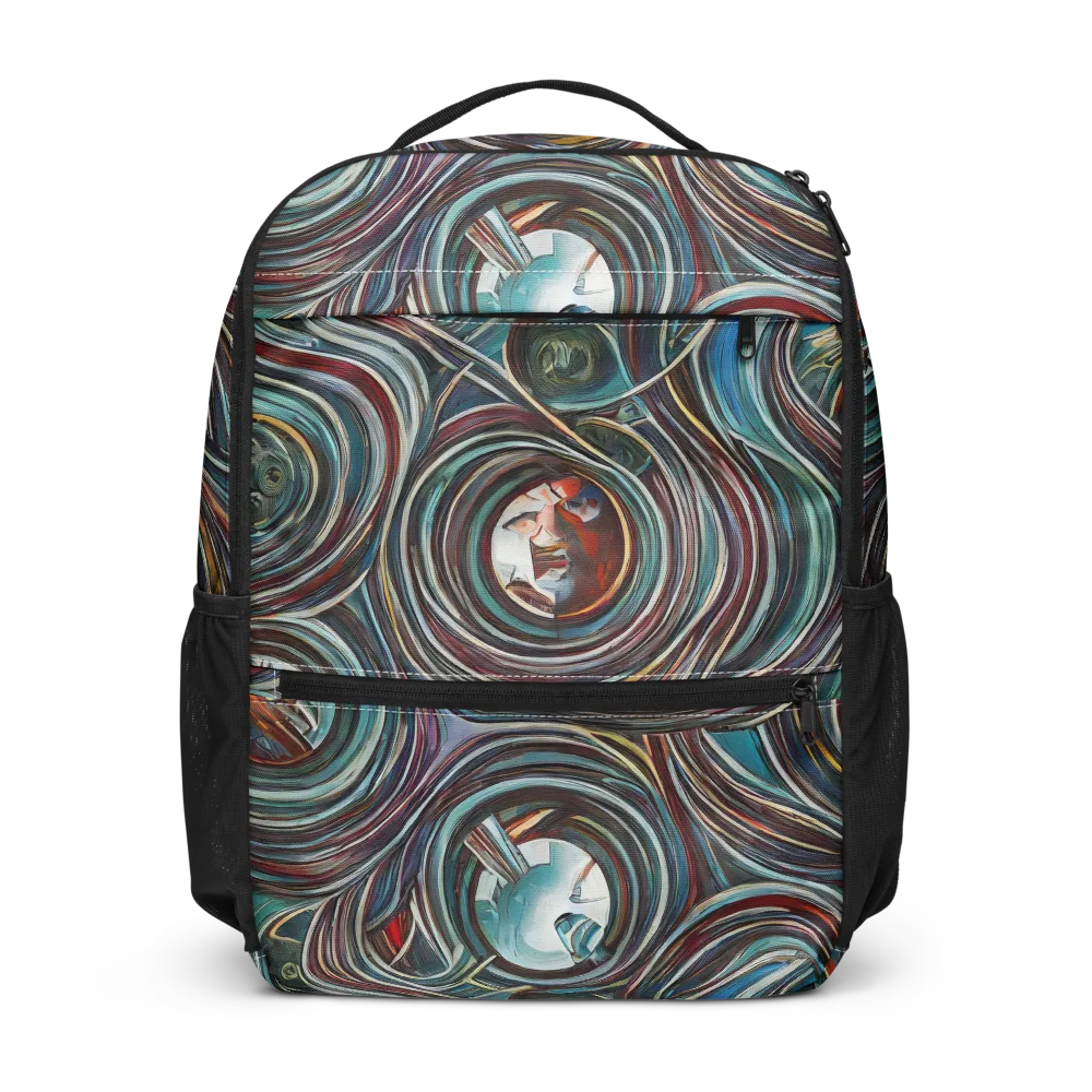 Vortex Portraits on Utility Backpack — Front