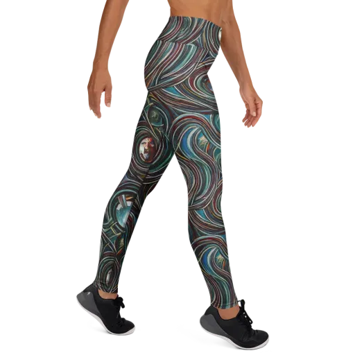 Vortex Portraits on a Yoga Leggings