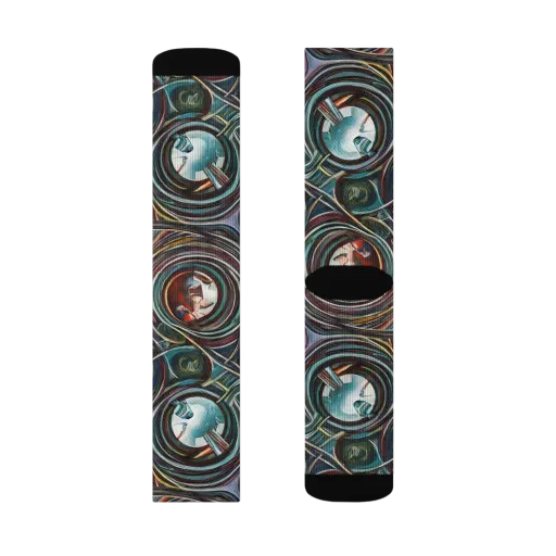 Vortex Portraits on a Socks