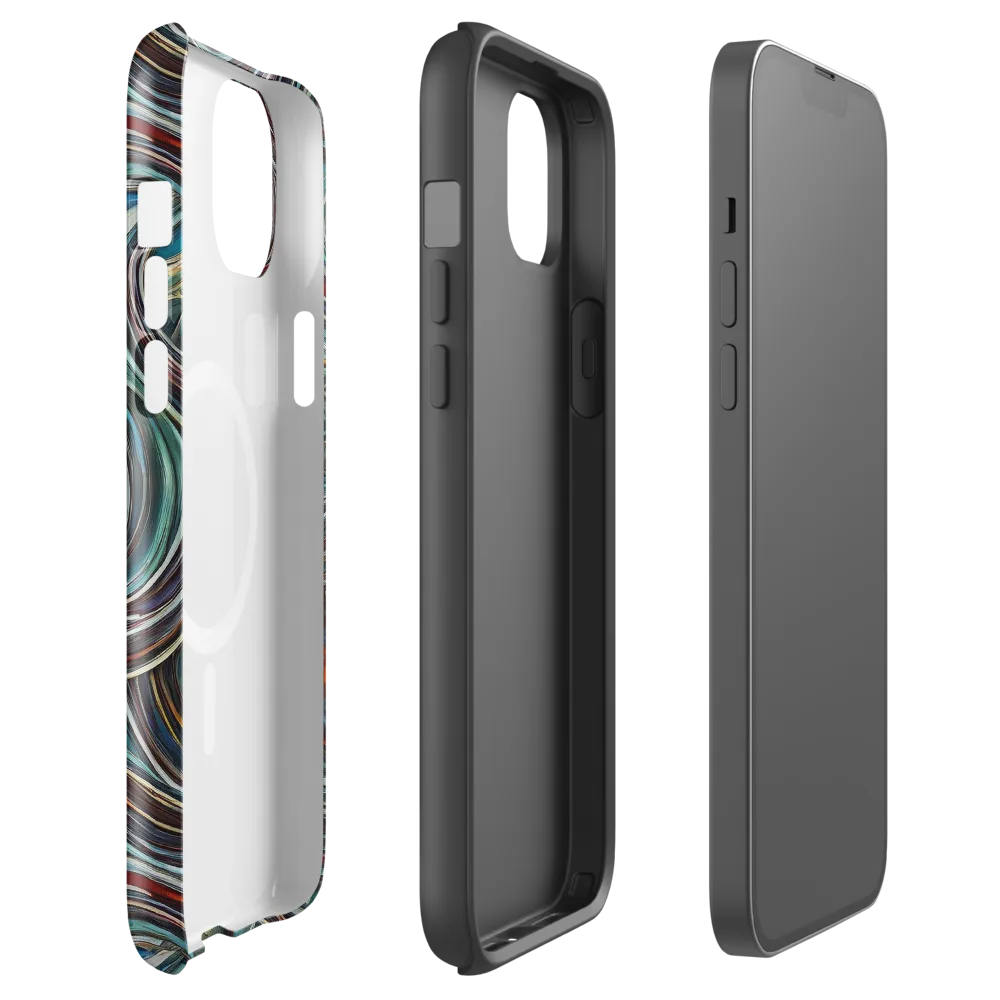 Vortex Portraits on MagSafe Tough Case for iPhone® — Front
