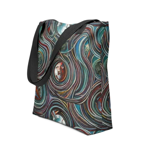 Vortex Portraits on a Tote Bag