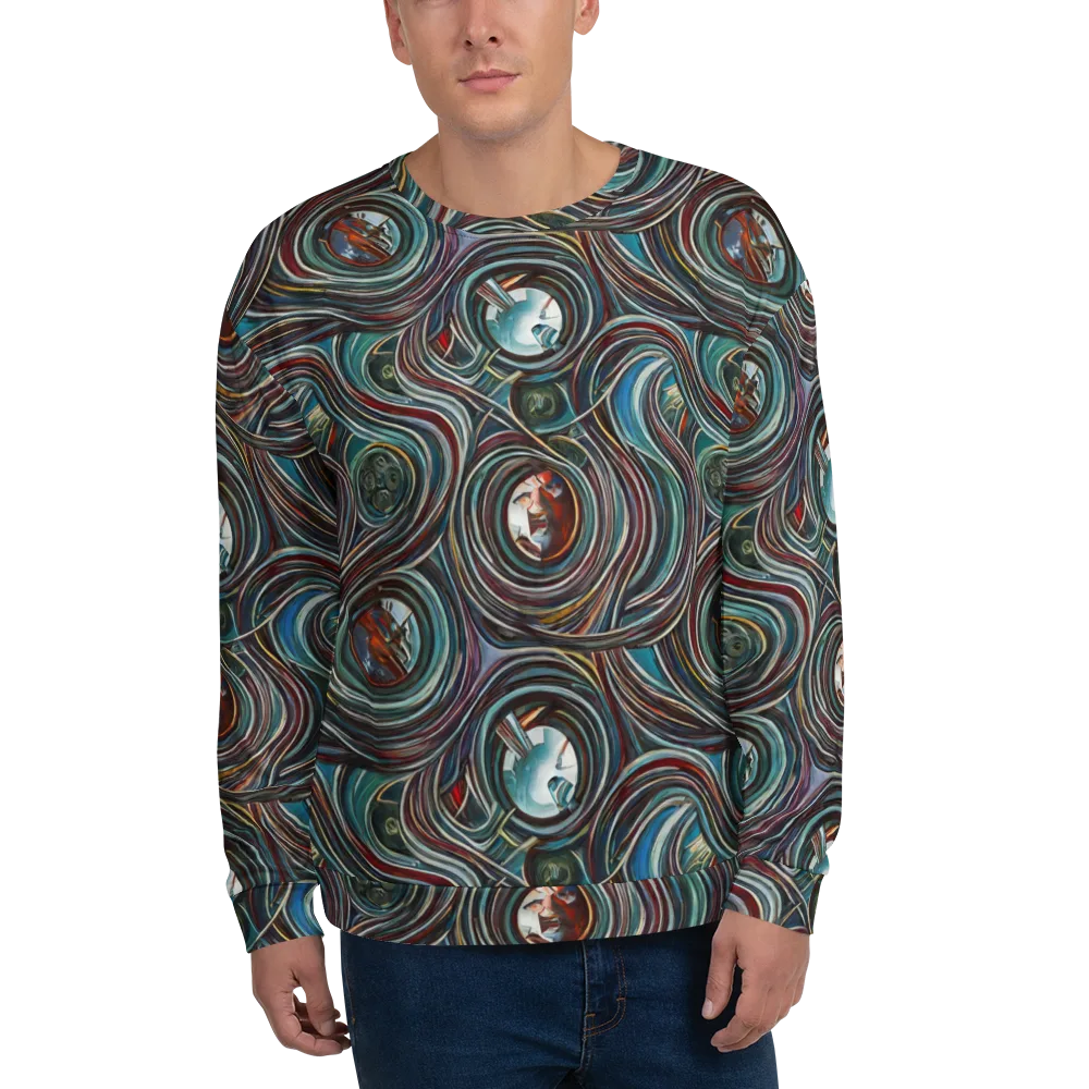 Vortex Portraits on Sweatshirt — Front