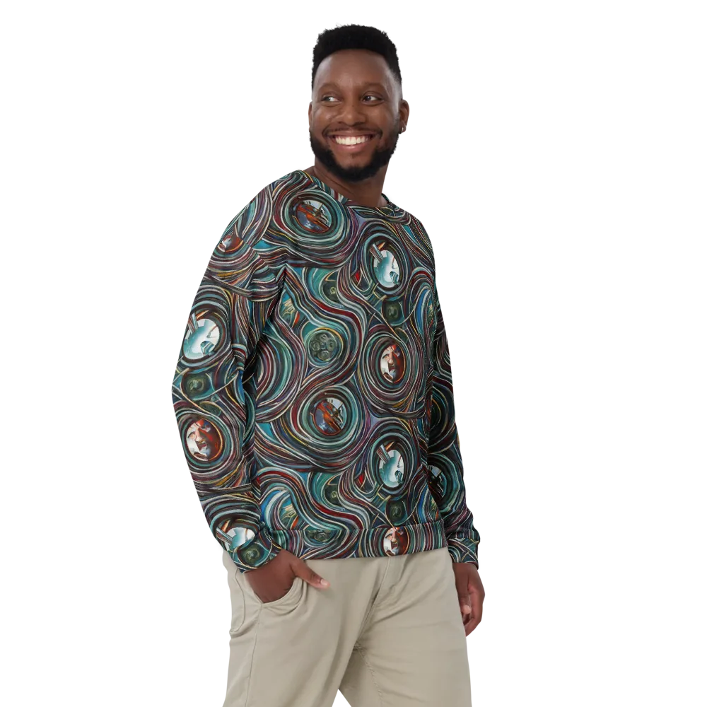Vortex Portraits on Sweatshirt — Front