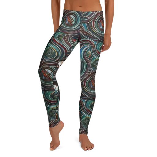 Vortex Portraits on a Leggings
