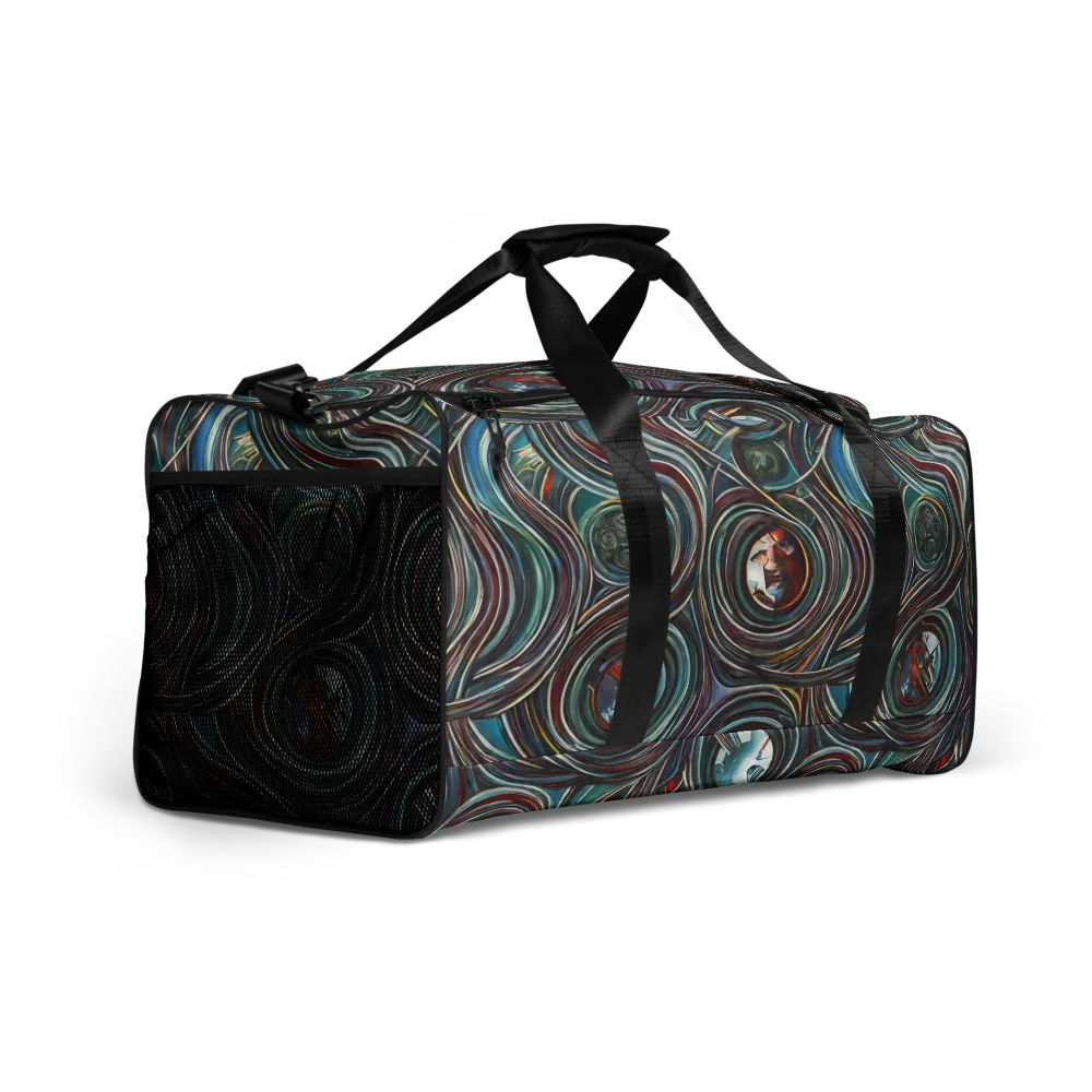 Vortex Portraits on Duffle Bag — Right Front