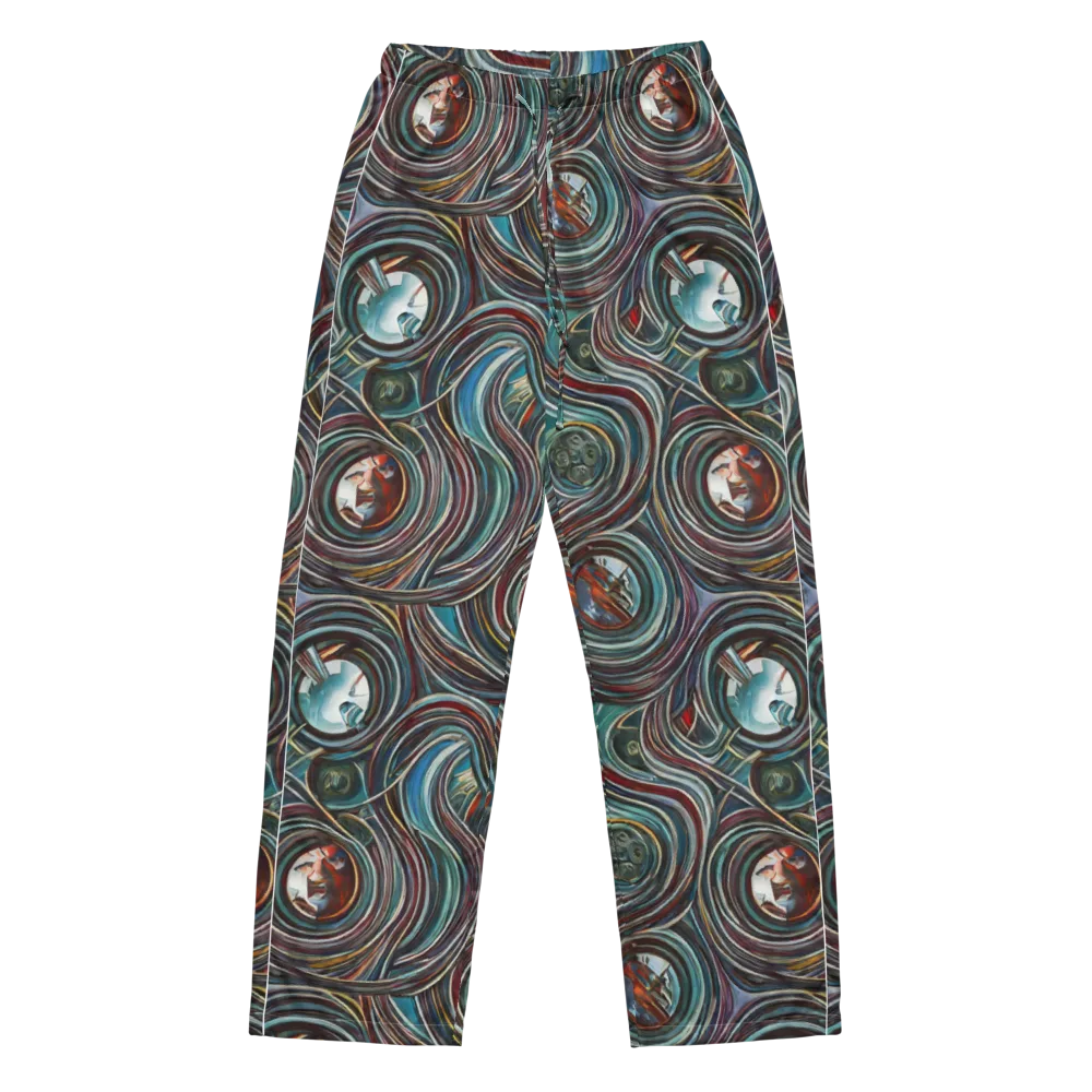 Vortex Portraits on Women's Pajama Pants — Front