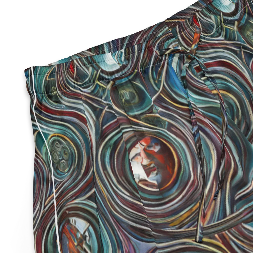 Vortex Portraits on Women's Pajama Shorts — Product details
