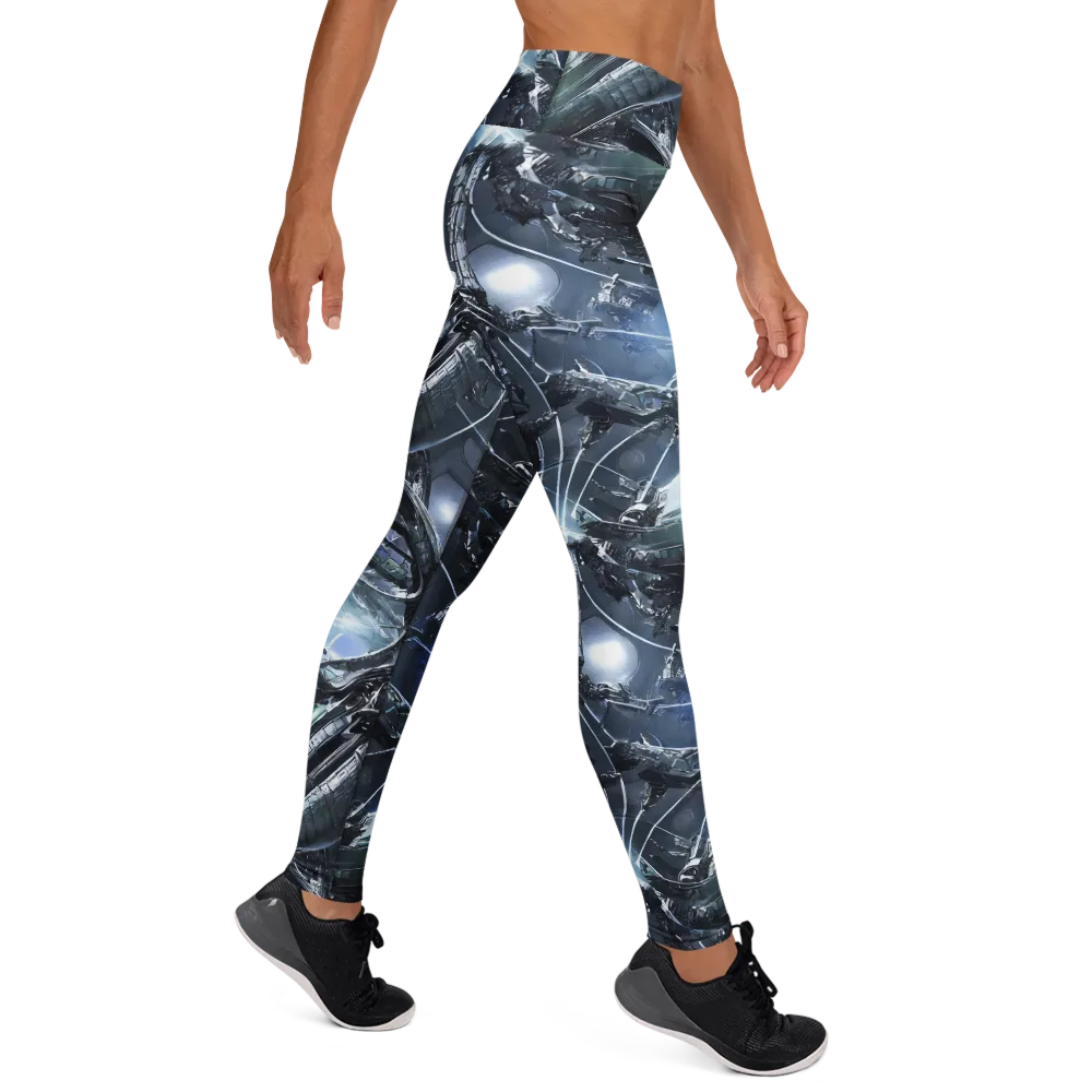 Starlight Engine on Yoga Leggings — Right