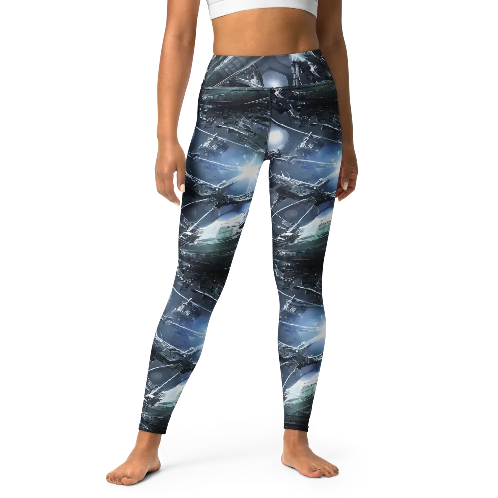 Starlight Engine on Yoga Leggings — Front