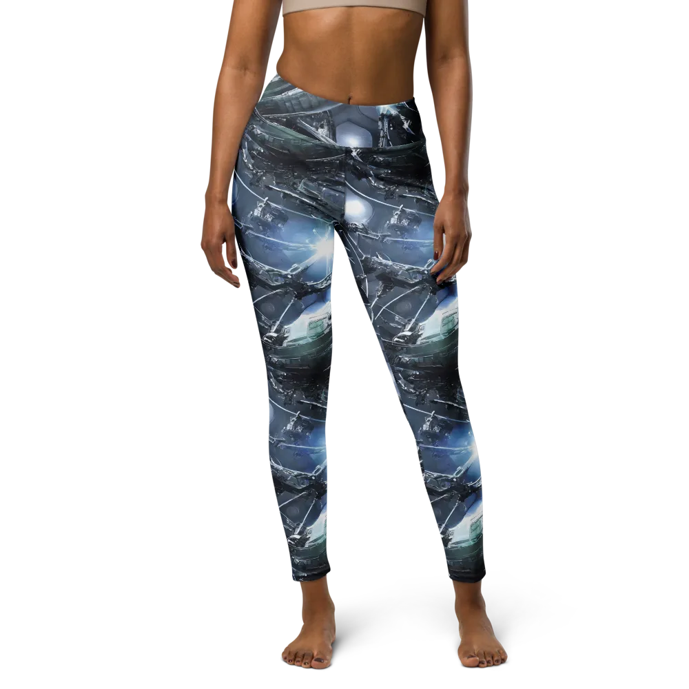 Starlight Engine on Yoga Leggings — Front