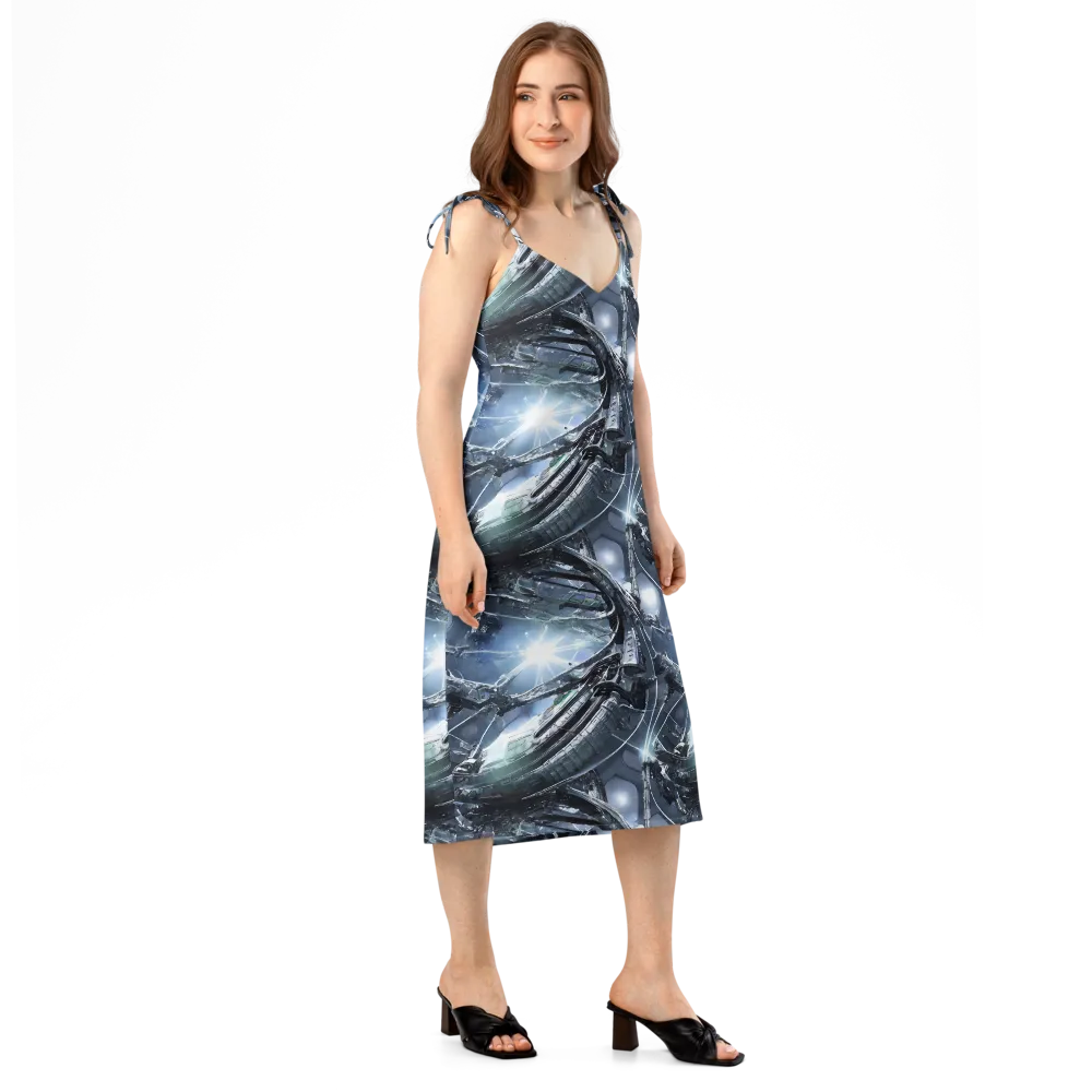 Starlight Engine on Slip Dress — Right Front
