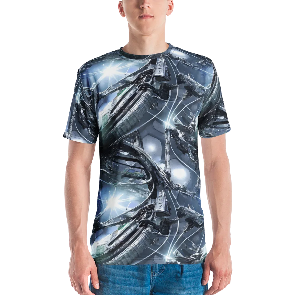 Starlight Engine on Men's Crew Neck T-Shirt — Front