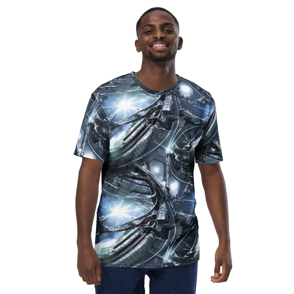 Starlight Engine on Men's Crew Neck T-Shirt — Front