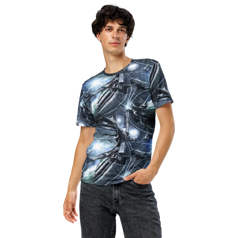 Starlight Engine on Men's Crew Neck T-Shirt — Front