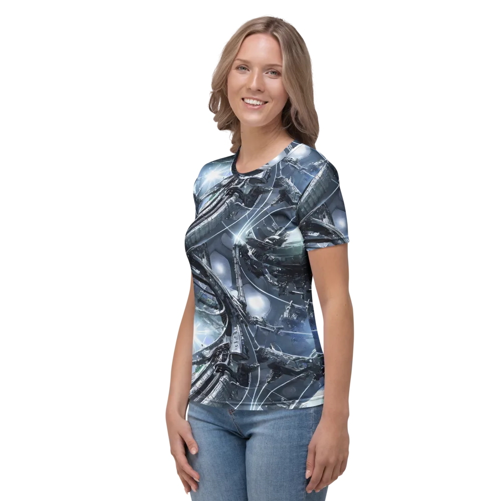 Starlight Engine on Women's Crew Neck T-Shirt — Left