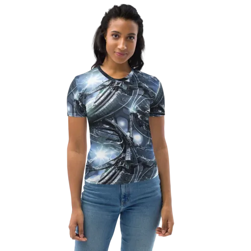 Starlight Engine on a Women's Crew Neck T-Shirt