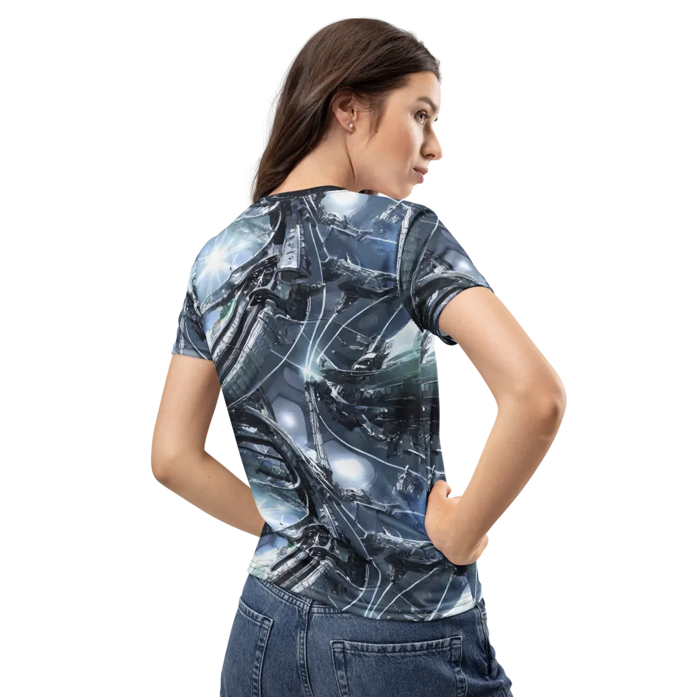 Starlight Engine on Women's Crew Neck T-Shirt — Back