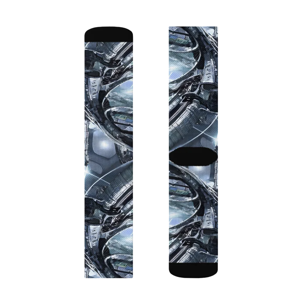 Starlight Engine on Socks — Left Sock