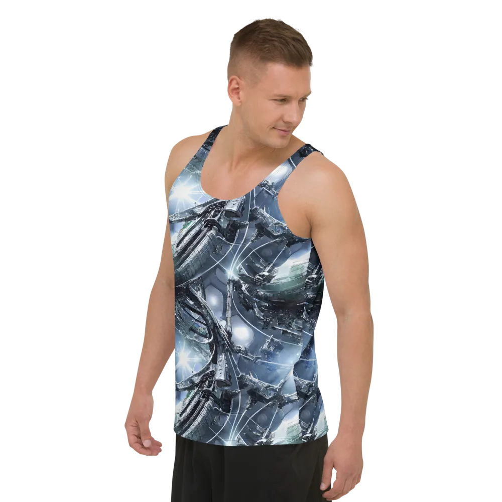 Starlight Engine on Men's Tank Top — Left Front