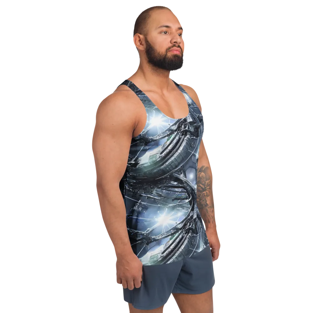 Starlight Engine on Men's Tank Top — Right Front