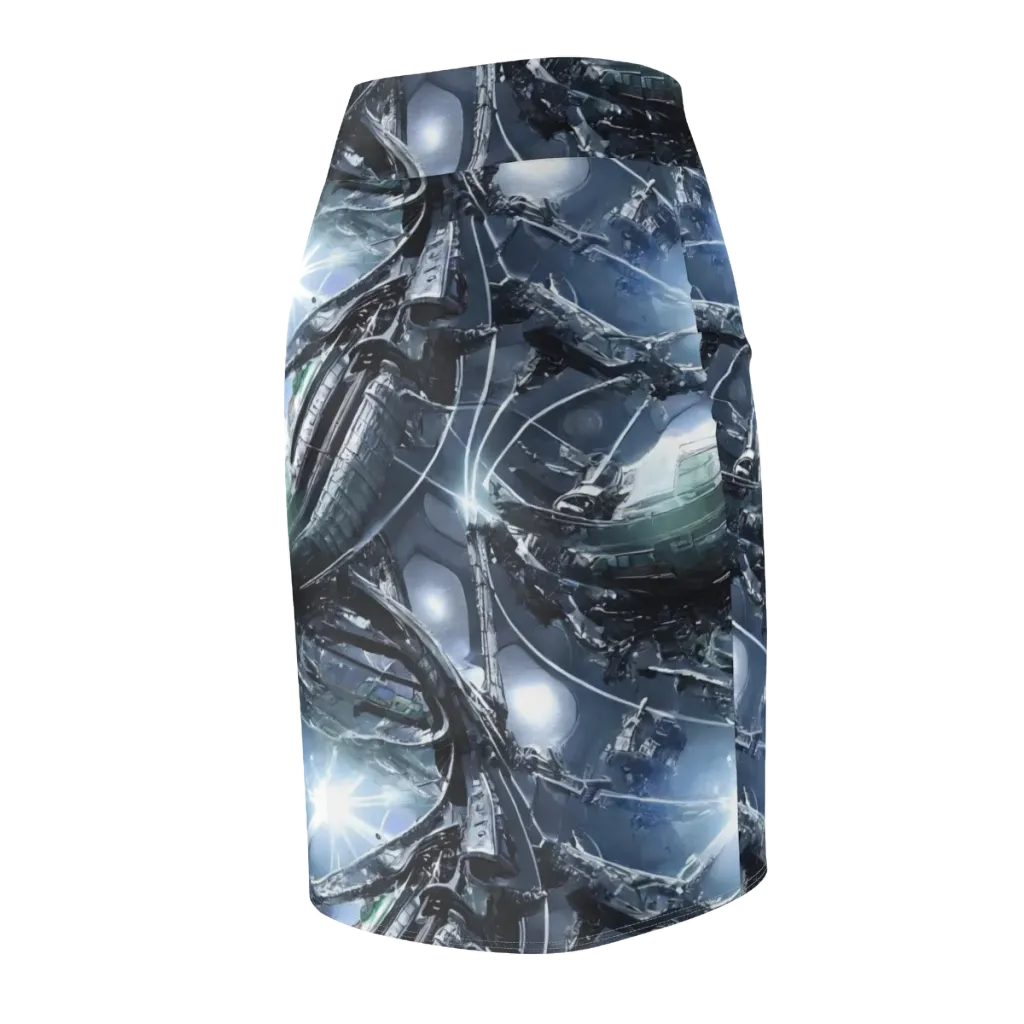 Starlight Engine on Pencil Skirt — Back Side