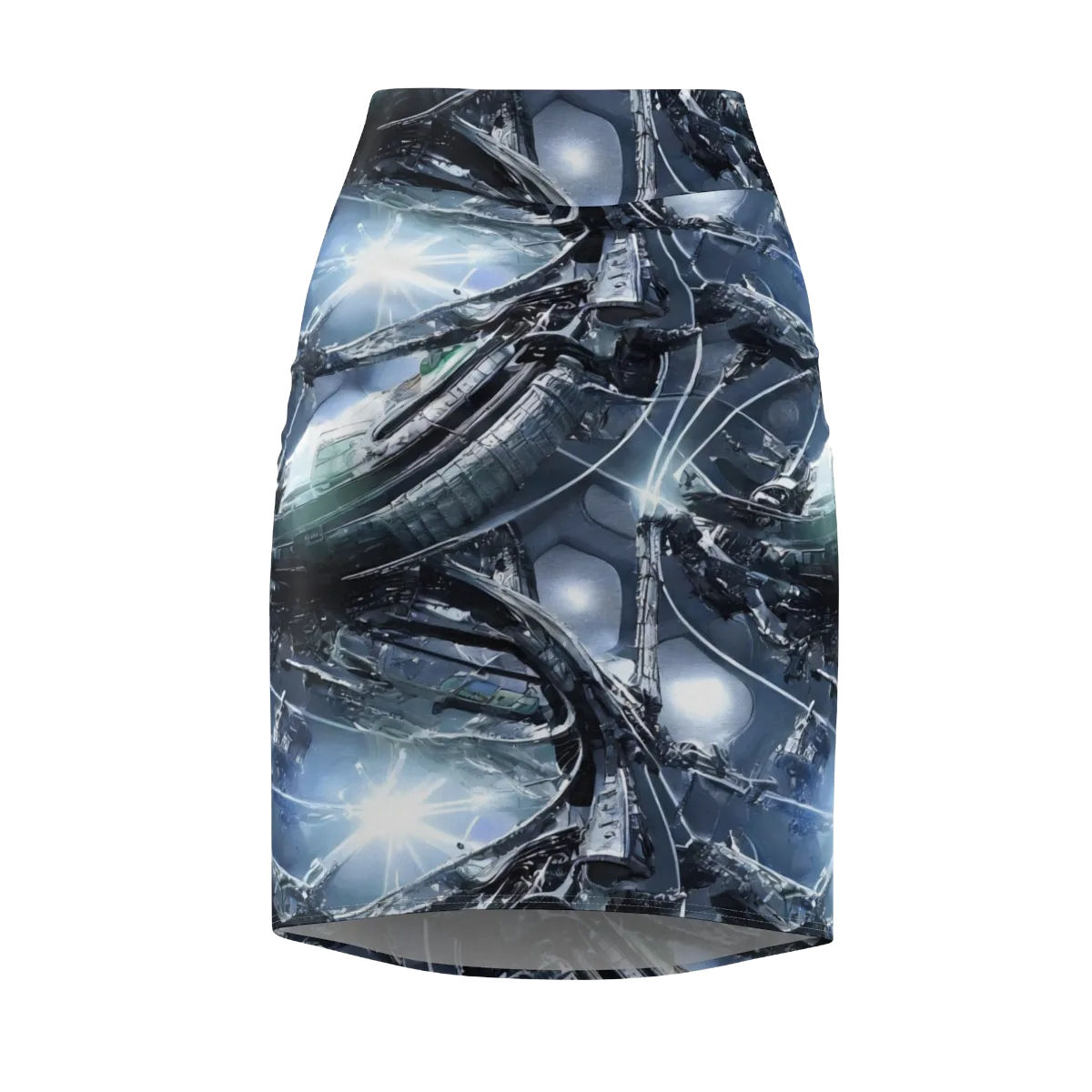 Starlight Engine on Pencil Skirt — Front