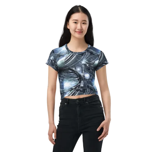 Starlight Engine on a Crop Tee